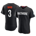 Kooe B.Orioles #3 Taylor Ward Player Black City Connect Limited Elite Home Game Stitched Jerseys