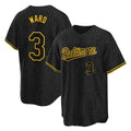 Kooe B.Orioles #3 Taylor Ward Player Black Snake Skin City Home Game Stitched Jerseys