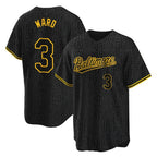 Kooe B.Orioles #3 Taylor Ward Player Black Snake Skin City Home Game Stitched Jerseys