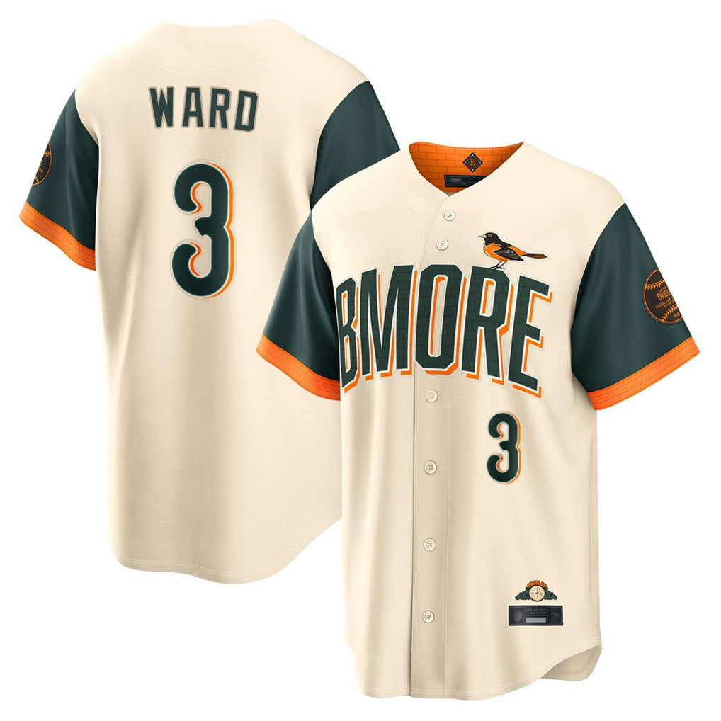 Kooe B.Orioles #3 Taylor Ward Player Cream 2026 City Connect Home Game Stitched Jerseys
