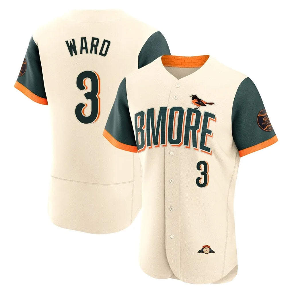 Kooe B.Orioles #3 Taylor Ward Player Cream 2026 City Connect Limited Elite Home Game Stitched Jerseys