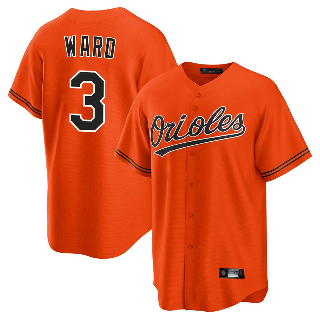 Kooe B.Orioles #3 Taylor Ward Player Orange Home Game Stitched Jerseys