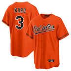 Kooe B.Orioles #3 Taylor Ward Player Orange Home Game Stitched Jerseys