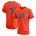Kooe B.Orioles #3 Taylor Ward Player Orange Limited Elite Home Game Stitched Jerseys