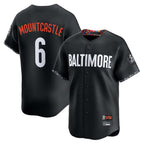Kooe B.Orioles #6 Ryan Mountcastle Player Black City Connect Limited Home Game Stitched Jerseys