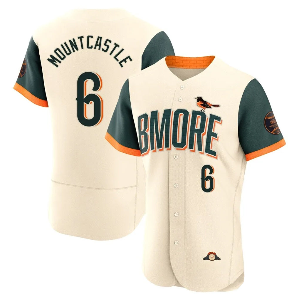 Kooe B.Orioles #6 Ryan Mountcastle Player Cream 2026 City Connect Limited Elite Home Game Stitched Jerseys