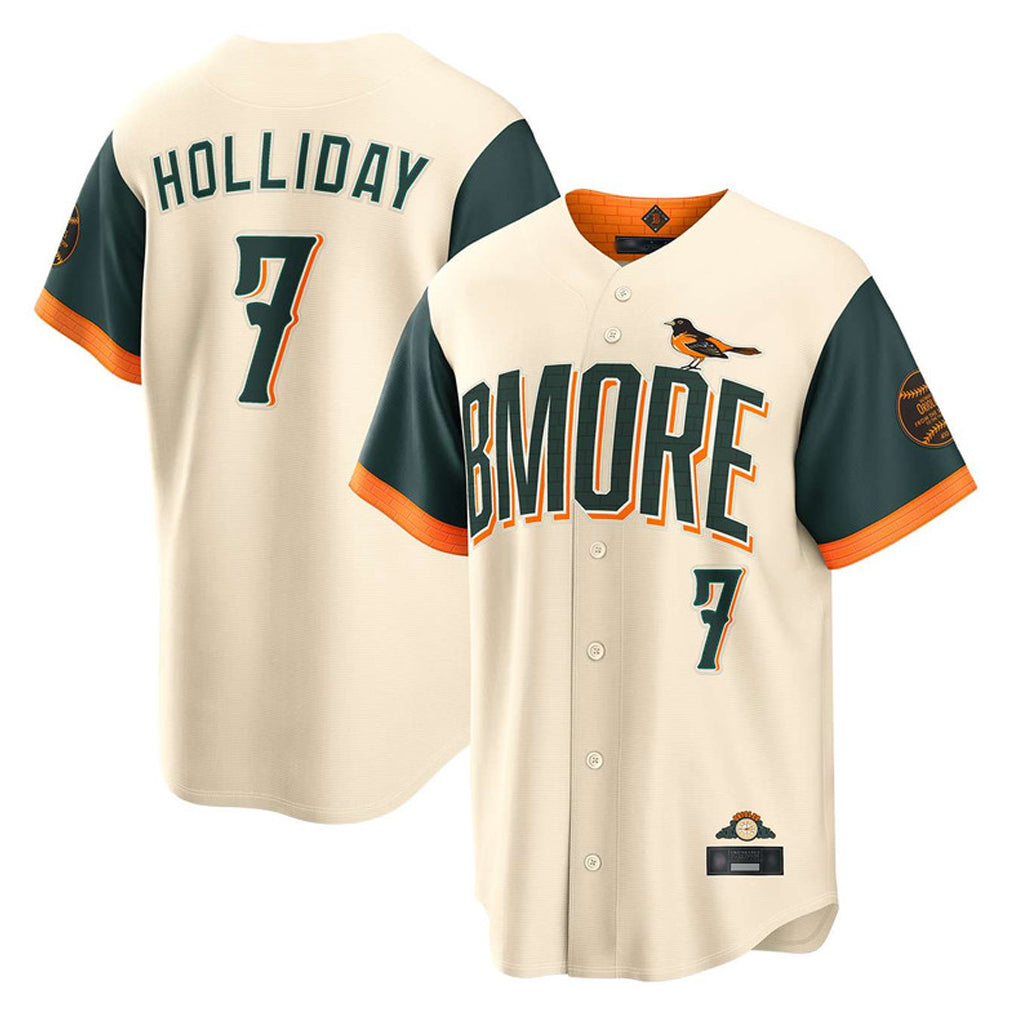 Kooe B.Orioles #7 Jackson Holliday Player Cream 2026 City Connect Home Game Stitched Jerseys