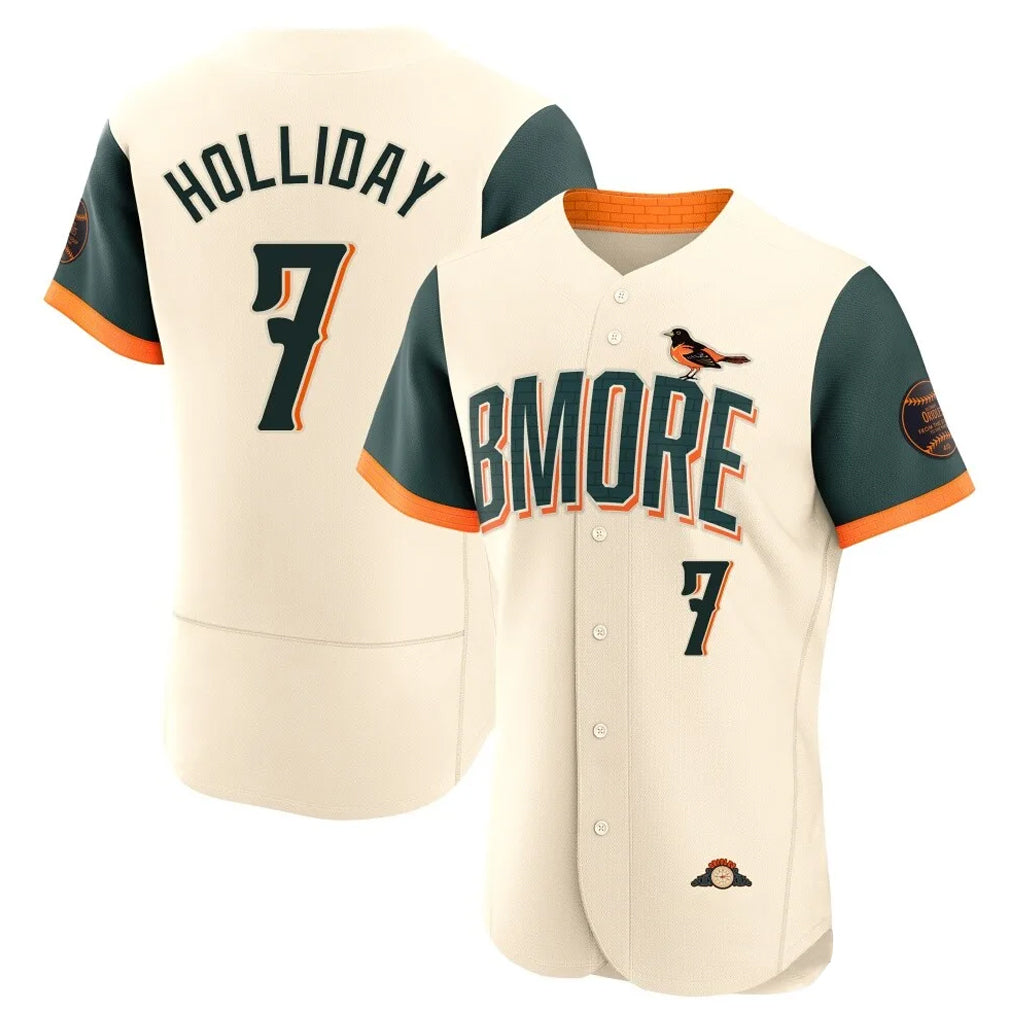 Kooe B.Orioles #7 Jackson Holliday Player Cream 2026 City Connect Limited Elite Home Game Stitched Jerseys