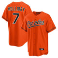 Kooe B.Orioles #7 Jackson Holliday Player Orange Home Game Stitched Jerseys