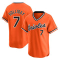 Kooe B.Orioles #7 Jackson Holliday Player Orange T-shirt Limited Home Game Stitched Jerseys