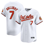 Kooe B.Orioles #7 Jackson Holliday Player White Limited Home Game Stitched Jerseys