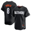 Kooe B.Orioles #8 Cal Ripken Player Black City Connect Limited Home Game Stitched Jerseys