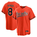 Kooe B.Orioles #8 Cal Ripken Player Orange Home Game Stitched Jerseys