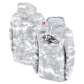 Kooe B.Ravens Player Military Hoodie Arctic Camo Salute To Service Stitched Jerseys