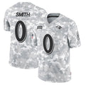 Kooe B.Ravens #0 Roquan Smith Player Arctic Camo Salute to Service Limited Stitched Jerseys