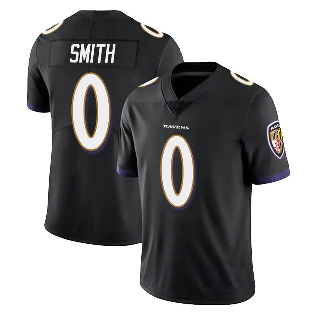 Kooe B.Ravens #0 Roquan Smith Player Black Vapor Untouchable Limited Home Game Stitched Jerseys