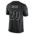 Kooe B.Ravens #20 Ed Reed Player Black RFLCTV Limited Stitched Jerseys