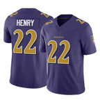 Kooe B.Ravens #22 Derrick Henry Player Purple Limited Home Game Stitched Jerseys