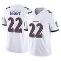Kooe B.Ravens #22 Derrick Henry Player White Limited Home Game Stitched Jerseys