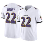 Kooe B.Ravens #22 Derrick Henry Player White Limited Home Game Stitched Jerseys