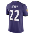 Kooe B.Ravens #22 Derrick Henry Purple Team Vapor F.U.S.E. Stitched Limited Jerseys