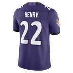 Kooe B.Ravens #22 Derrick Henry Purple Team Vapor F.U.S.E. Stitched Limited Jerseys