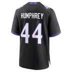 Kooe B.Ravens #44 Marlon Humphrey Player Black Home Game Stitched Jerseys