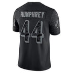 Kooe B.Ravens #44 Marlon Humphrey Player Black RFLCTV Limited Stitched Jerseys