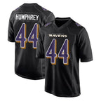 Kooe B.Ravens #44 Marlon Humphrey Player Carbon Black Fashion Home Game Stitched Jerseys