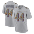 Kooe B.Ravens #44 Marlon Humphrey Player Gray Replica Limited Stitched Jerseys