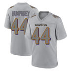 Kooe B.Ravens #44 Marlon Humphrey Player Gray Replica Limited Stitched Jerseys