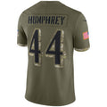 Kooe B.Ravens #44 Marlon Humphrey Player Olive Salute To Service Limited Stitched Jerseys