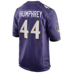 Kooe B.Ravens #44 Marlon Humphrey Player Purple Alternate Home Game Stitched Jerseys