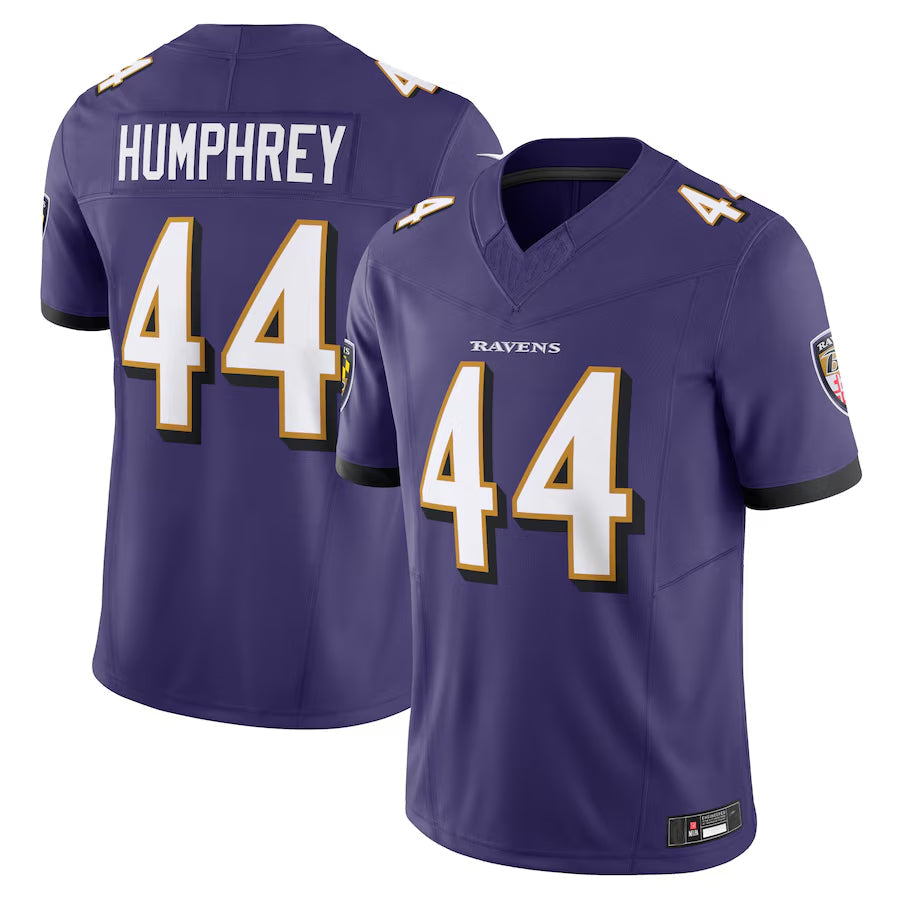 Kooe B.Ravens #44 Marlon Humphrey Player Purple Vapor F.U.S.E. Limited Home Game Stitched Jerseys