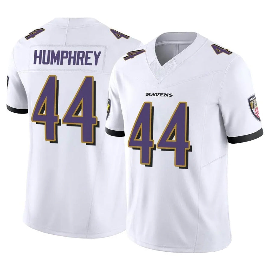 Kooe B.Ravens #44 Marlon Humphrey Player White Vapor F.U.S.E. Limited Home Game Stitched Jerseys