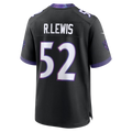 Kooe B.Ravens #52 Ray Lewis Black Alternate Retired Player Stitched Jerseys