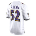 Kooe B.Ravens #52 Ray Lewis Player White Alternate Home Stitched Jerseys