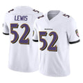 Kooe B.Ravens #52 Ray Lewis Player White Vapor F.U.S.E. Limited Game Home Stitched Jerseys