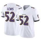 Kooe B.Ravens #52 Ray Lewis Player White Vapor F.U.S.E. Limited Game Home Stitched Jerseys