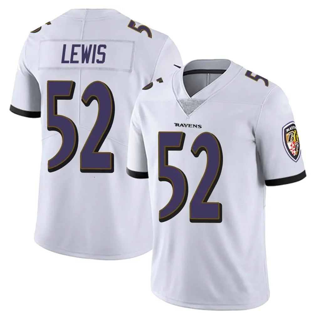 Kooe B.Ravens #52 Ray Lewis Player White Vapor Untouchable Limited Game Home Stitched Jerseys