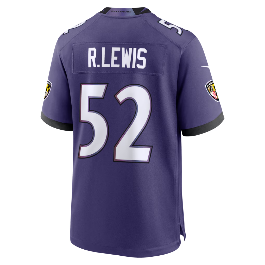 Kooe B.Ravens #52 Ray Lewis Purple Team Retired Player Game Stitched Jerseys