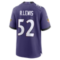 Kooe B.Ravens #52 Ray Lewis Purple Team Retired Player Game Stitched Jerseys