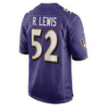 Kooe B.Ravens #52 Ray Lewis Player Purple Home Stitched Jerseys