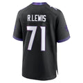 Kooe B.Ravens #71 Olaivavega Ioane Player Black Home Game Stitched Jerseys