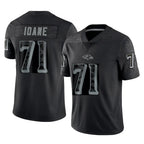 Kooe B.Ravens #71 Olaivavega Ioane Player Black RFLCTV Limited Stitched Jerseys