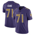Kooe B.Ravens #71 Olaivavega Ioane Player Purple Color Vapor Untouchable Home Game Stitched Jerseys