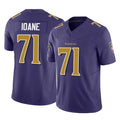 Kooe B.Ravens #71 Olaivavega Ioane Player Purple Vapor F.U.S.E. Limited Game Stitched Jerseys