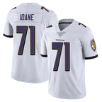 Kooe B.Ravens #71 Olaivavega Ioane Player White Vapor Untouchable Limited Game Home Stitched Jerseys