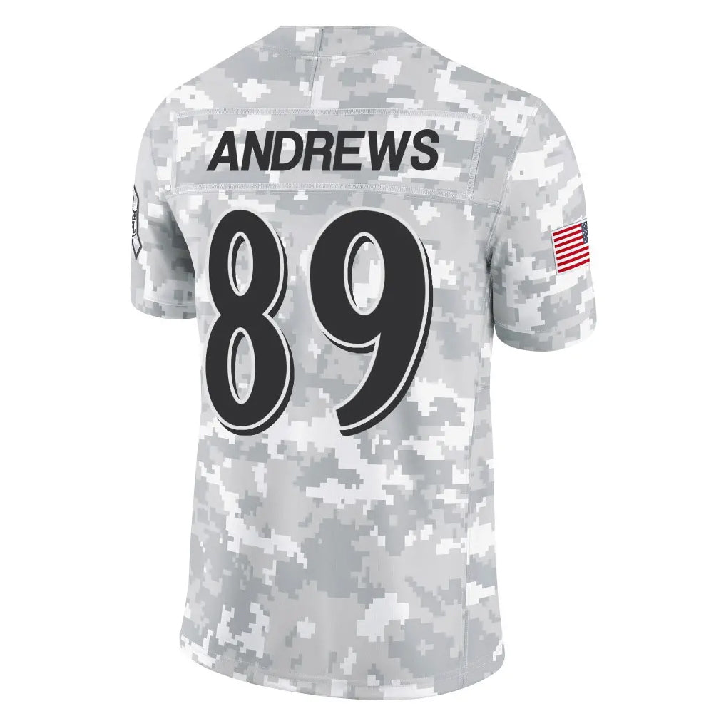 Kooe B.Ravens #89 Mark Andrews Player Arctic Camo Salute to Service Limited Stitched Jerseys