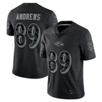 Kooe B.Ravens #89 Mark Andrews Player Black RFLCTV Limited Stitched Jerseys